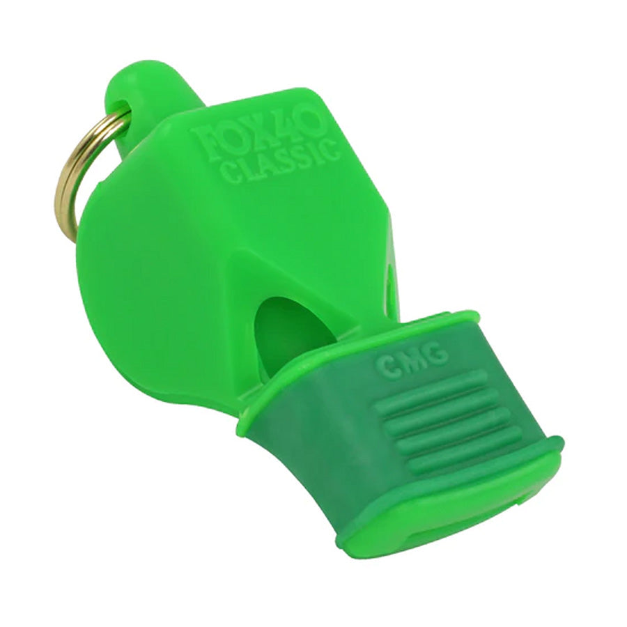 Fox40 Classic CMG 115dB Pealess Referee Whistle Green